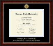 Georgia State University diploma frame - Gold Engraved Medallion Diploma Frame in Murano