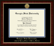 Georgia State University diploma frame - Gold Engraved Medallion Diploma Frame in Murano