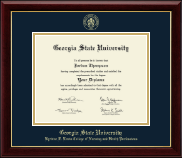 Georgia State University diploma frame - Gold Embossed Diploma Frame in Gallery