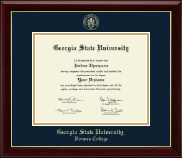 Georgia State University diploma frame - Gold Embossed Diploma Frame in Gallery