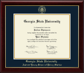 Georgia State University diploma frame - Gold Embossed Diploma Frame in Gallery