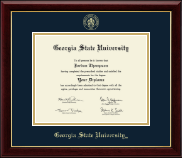 Georgia State University diploma frame - Gold Embossed Diploma Frame in Gallery