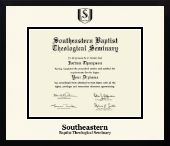 Southeastern Baptist Theological Seminary diploma frame - Icon in Gotham