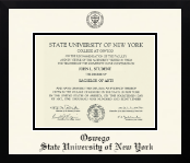 State University of New York at Oswego diploma frame - Icon in Gotham