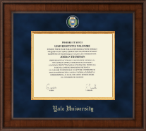 Yale University diploma frame - Presidential Masterpiece Diploma Frame in Madison