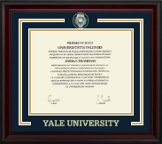 Yale University diploma frame - Showcase Diploma Frame in Encore