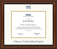 International City County Management Association certificate frame - Dimensions Certificate Frame in Austin