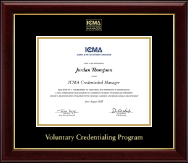International City County Management Association certificate frame - Gold Embossed Certificate Frame in Gallery