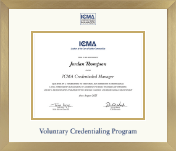 International City County Management Association certificate frame - Dimensions Certificate Frame in Chardonnay