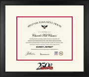 United States Marine Corps certificate frame - Dimensions 250th Anniversary Certificate Frame in Arena