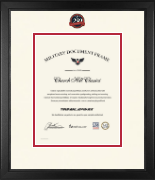United States Marine Corps certificate frame - Dimensions 250th Anniversary Certificate Frame in Arena