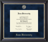 Kean University diploma frame - Regal Diploma Frame in Noir