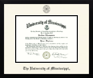 The University of Mississippi diploma frame - Icon in Gotham
