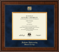 Hofstra University diploma frame - Presidential Masterpiece Diploma Frame in Madison