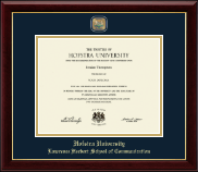 Hofstra University diploma frame - Masterpiece Medallion Diploma Frame in Gallery