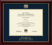 Hofstra University diploma frame - Masterpiece Medallion Diploma Frame in Gallery