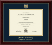 Hofstra University diploma frame - Masterpiece Medallion Diploma Frame in Gallery