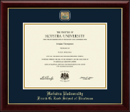 Hofstra University diploma frame - Masterpiece Medallion Diploma Frame in Gallery