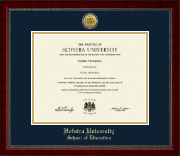 Hofstra University diploma frame - Gold Engraved Medallion Diploma Frame in Sutton