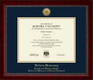 Hofstra University diploma frame - Gold Engraved Medallion Diploma Frame in Sutton