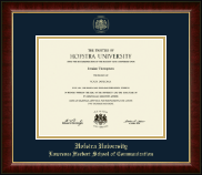 Hofstra University diploma frame - Gold Embossed Diploma Frame in Murano