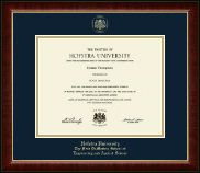 Hofstra University diploma frame - Gold Embossed Diploma Frame in Murano