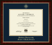 Hofstra University diploma frame - Gold Embossed Diploma Frame in Murano