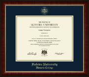 Hofstra University diploma frame - Gold Embossed Diploma Frame in Murano