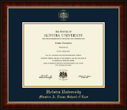 Hofstra University diploma frame - Gold Embossed Diploma Frame in Murano