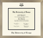 University of Tampa diploma frame - Icon in Light Champagne