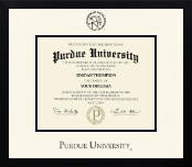 Purdue University diploma frame - Icon in Gotham