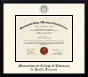 Massachusetts College of Pharmacy & Health Sciences diploma frame - Icon in Gotham