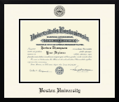 Boston University diploma frame - Icon in Gotham