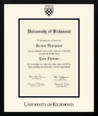 University of Richmond diploma frame - Icon in Gotham