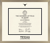 The University of Texas at Austin diploma frame - Icon in Light Champagne