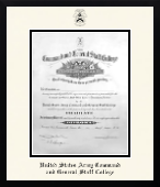 United States Army Command and General Staff College diploma frame - Icon in Gotham