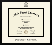 Wake Forest University diploma frame - Icon in Gotham
