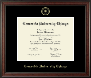Concordia University Chicago diploma frame - Gold Embossed Diploma Frame in Studio