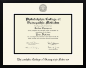 Philadelphia College of Osteopathic Medicine diploma frame - Icon in Gotham
