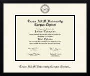 Texas A&M University Corpus Christi diploma frame - Icon in Gotham
