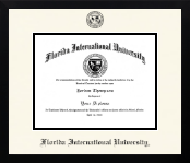 Florida International University diploma frame - Icon in Gotham