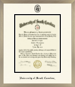 University of South Carolina diploma frame - Icon in Light Champagne