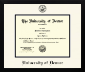 University of Denver diploma frame - Icon in Gotham