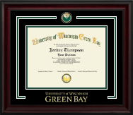 University of Wisconsin Green Bay diploma frame - Showcase Diploma Frame in Encore
