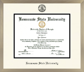 Kennesaw State University diploma frame - Icon in Light Champagne