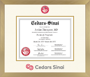 Cedars Sinai Medical Center certificate frame - Dimensions Certificate Frame in Chardonnay