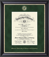 Missouri University of Science and Technology diploma frame - Regal Diploma Frame in Noir