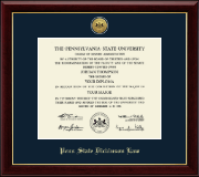 Pennsylvania State University diploma frame - Gold Engraved Medallion Diploma Frame in Gallery