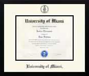 University of Miami diploma frame - Icon in Gotham