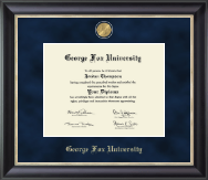 George Fox University diploma frame - Regal Diploma Frame in Noir